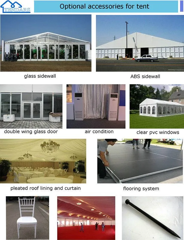 large gala tent facility