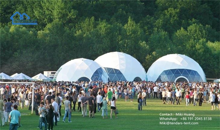 Concert Geodesic Dome Tent Concert Geodesic Dome Tent